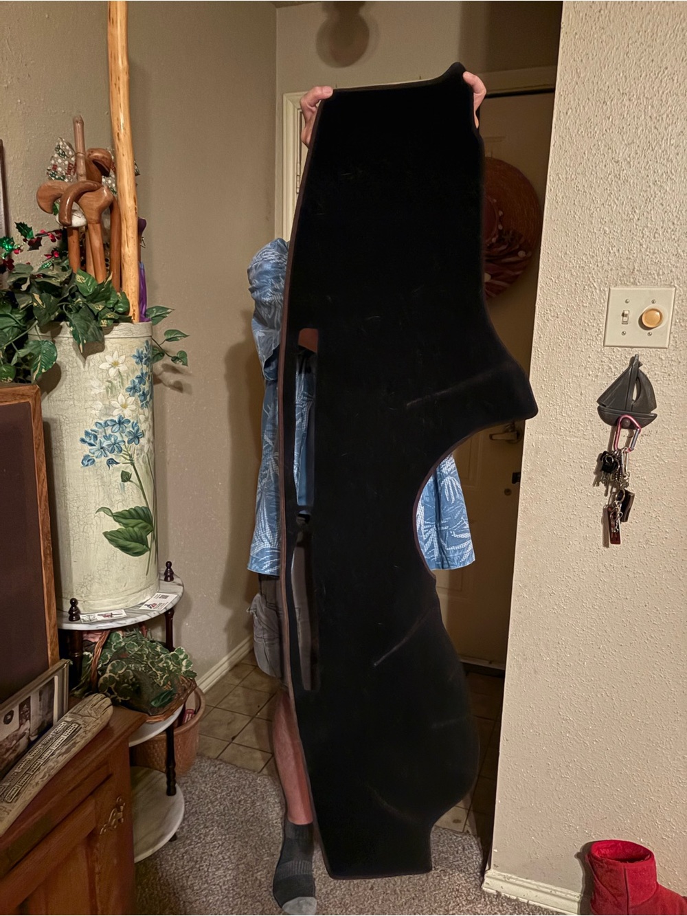 Black Velvet Guitar Case Cover